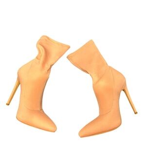 Elegant Tan Stiletto Boots